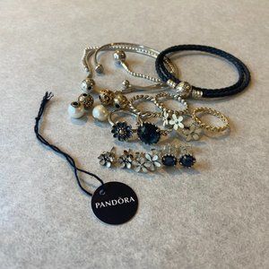 PANDORA SS/14k Gold Jewelry Bundle